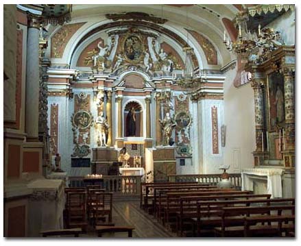 Interno chiesa S.Chiara